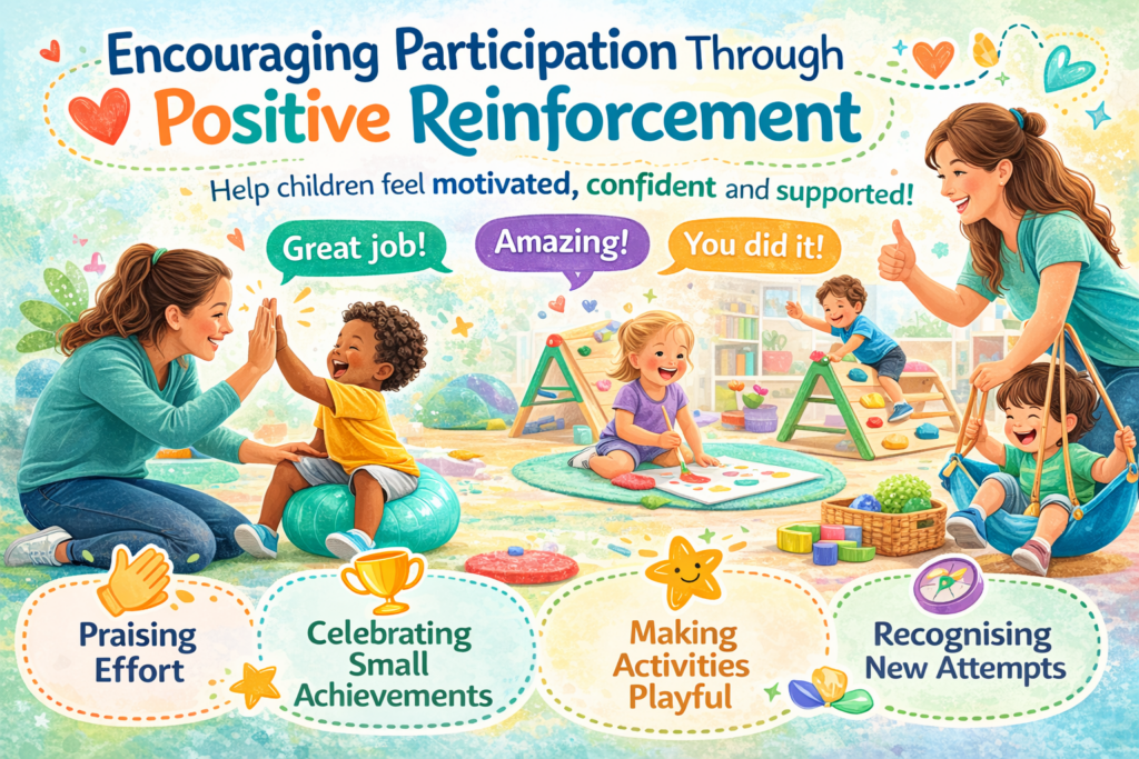 Encouraging fun sensory play interactions