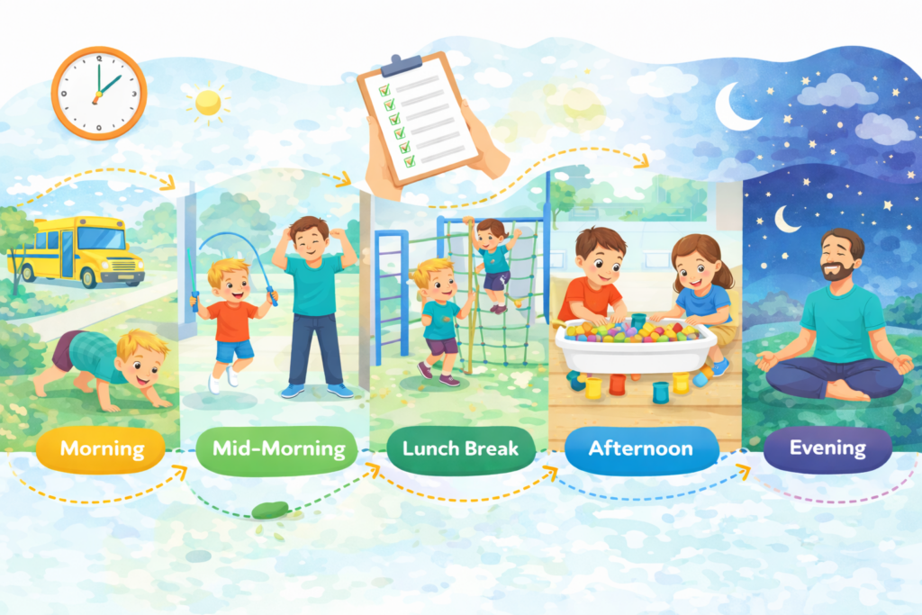 Family sensory schedule