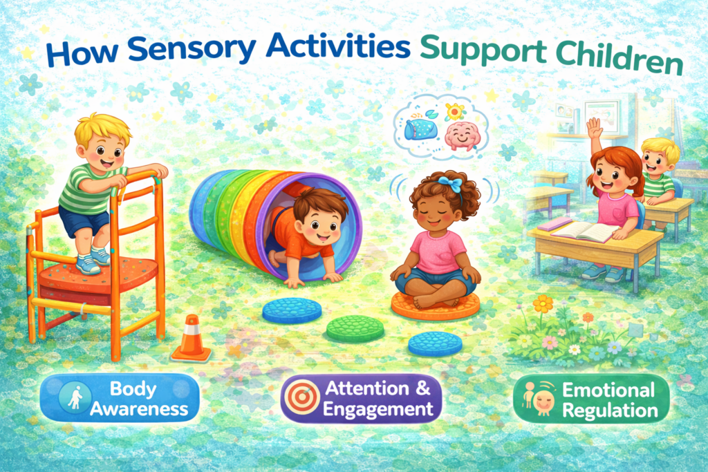 Supporting sensory activities for children